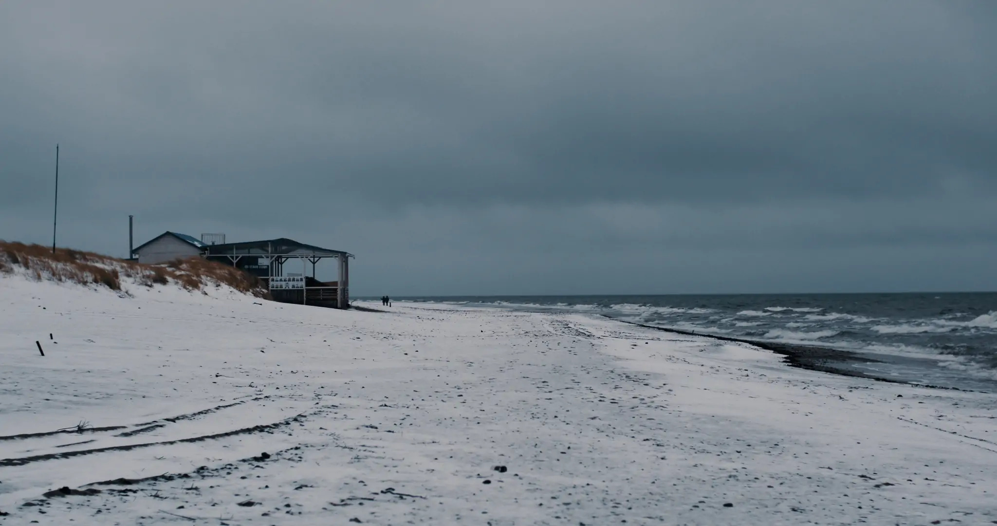 Берег Балтийского моря в Янтарном, бывшем поселке Пальмникен. Кадр из фильма Андрея Проскурякова «Пальмникенская трагедия», 2022 год © АБ-ТВ Продакшн