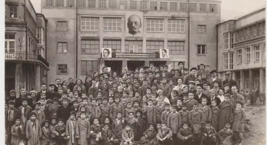 Воспитанники и воспитанницы Испанского детского дома № 5 в Обнинске, 1938 год © Музей истории города Обнинска