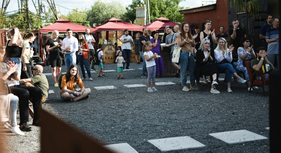 Во дворе Центра современной культуры «Модуль» в Брянске © Модуль / ВКонтакте