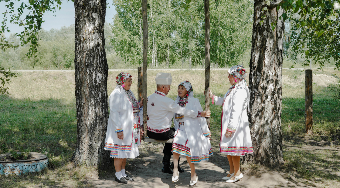 Марийский фольклорный ансамбль «Эр кече» © Мария Гельман Марийский фольклорный ансамбль «Эр кече» © Мария Гельман