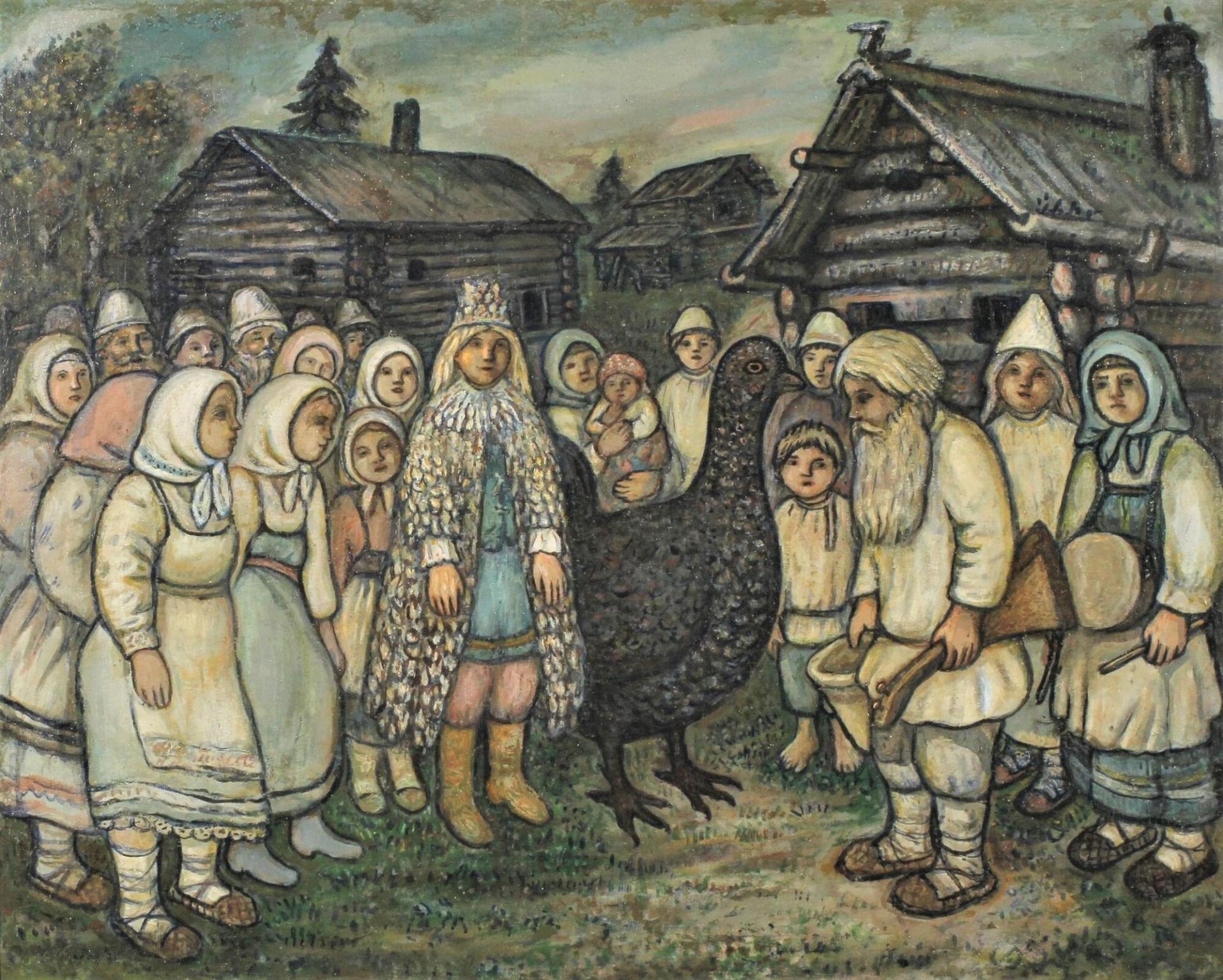 Тетеревиный король Первая четверть XX века, Костромской музей-заповедник Тетеревиный король Первая четверть XX века, Костромской музей-заповедник