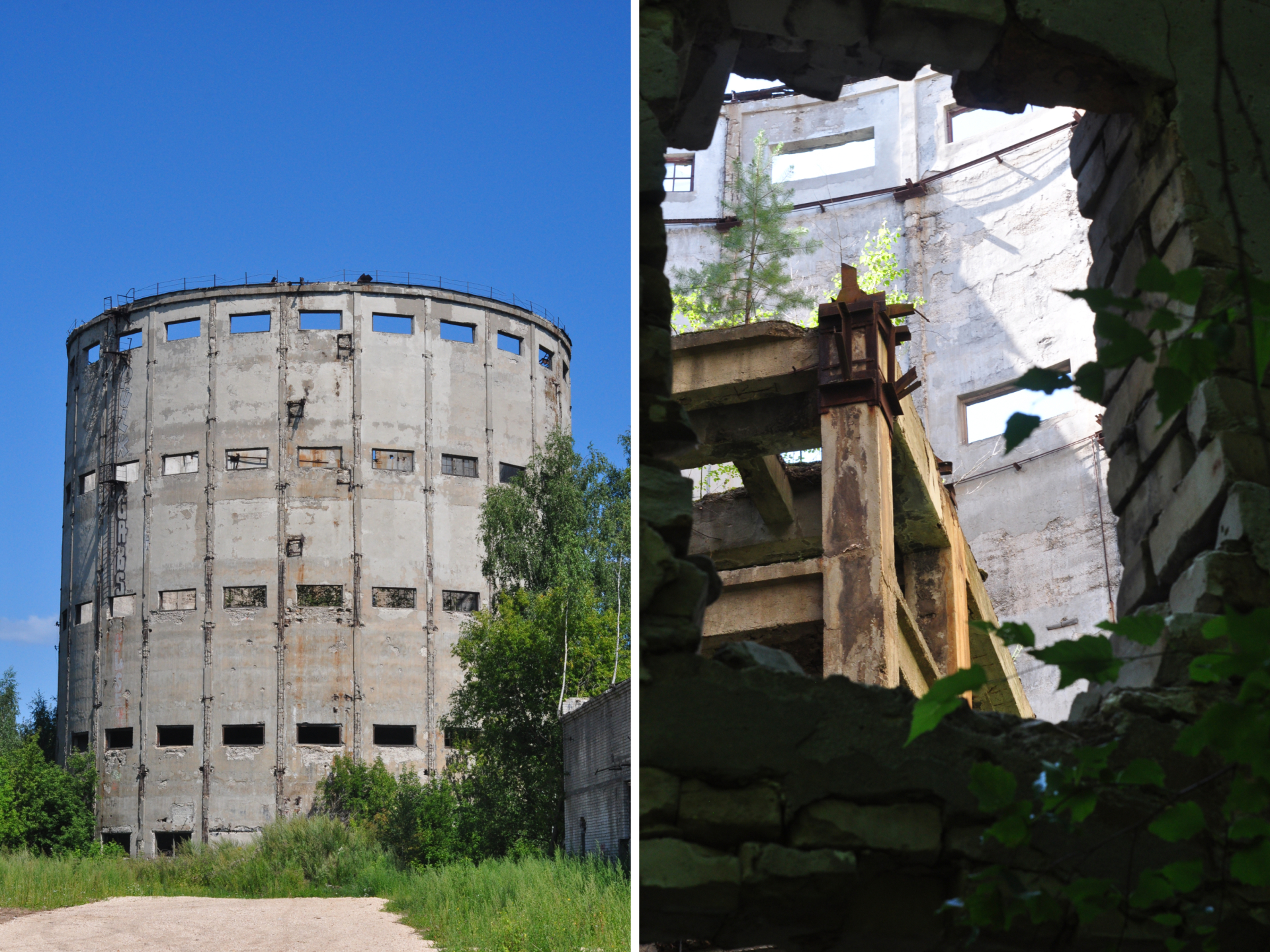 Башня крекинга («Колизей») в Нижнем Новгороде © Елена Лисица