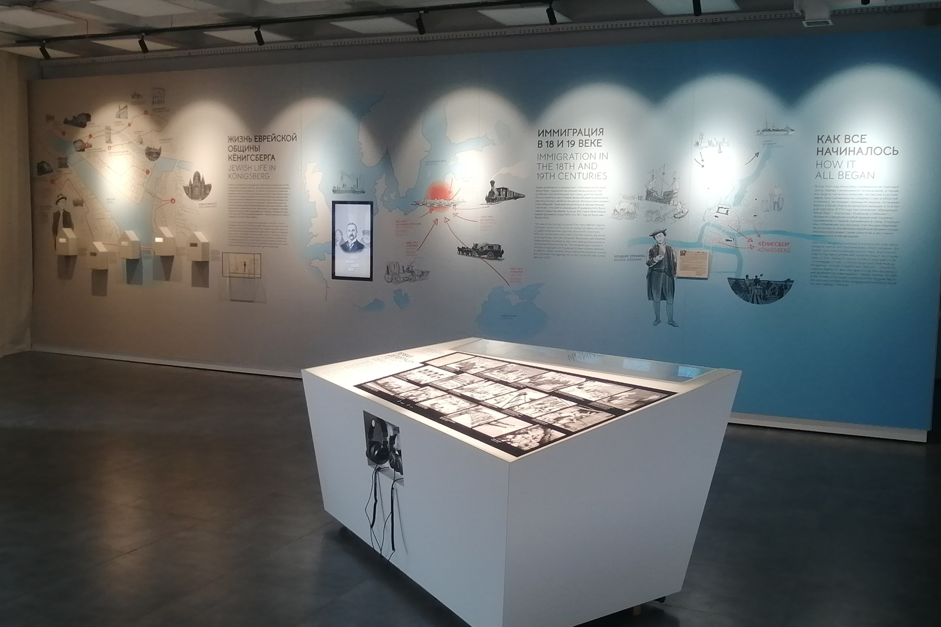 Фрагмент экспозиции Музея еврейской истории и культуры © Melafefon / WikiCommons