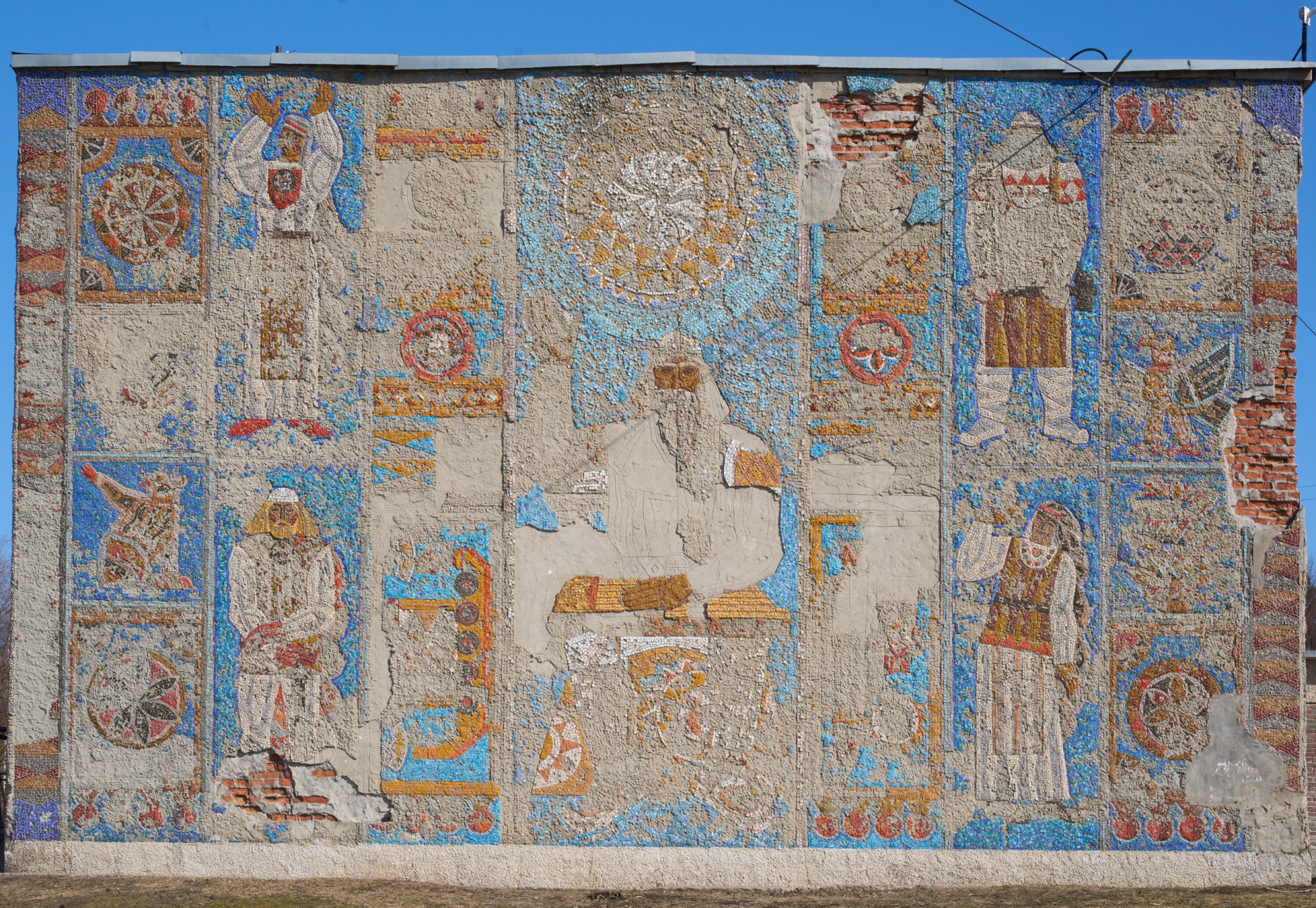 Панно «Калевала» © сообщество ВКонтакте «Сохраним панно “Калевала” в городе Питкяранта»