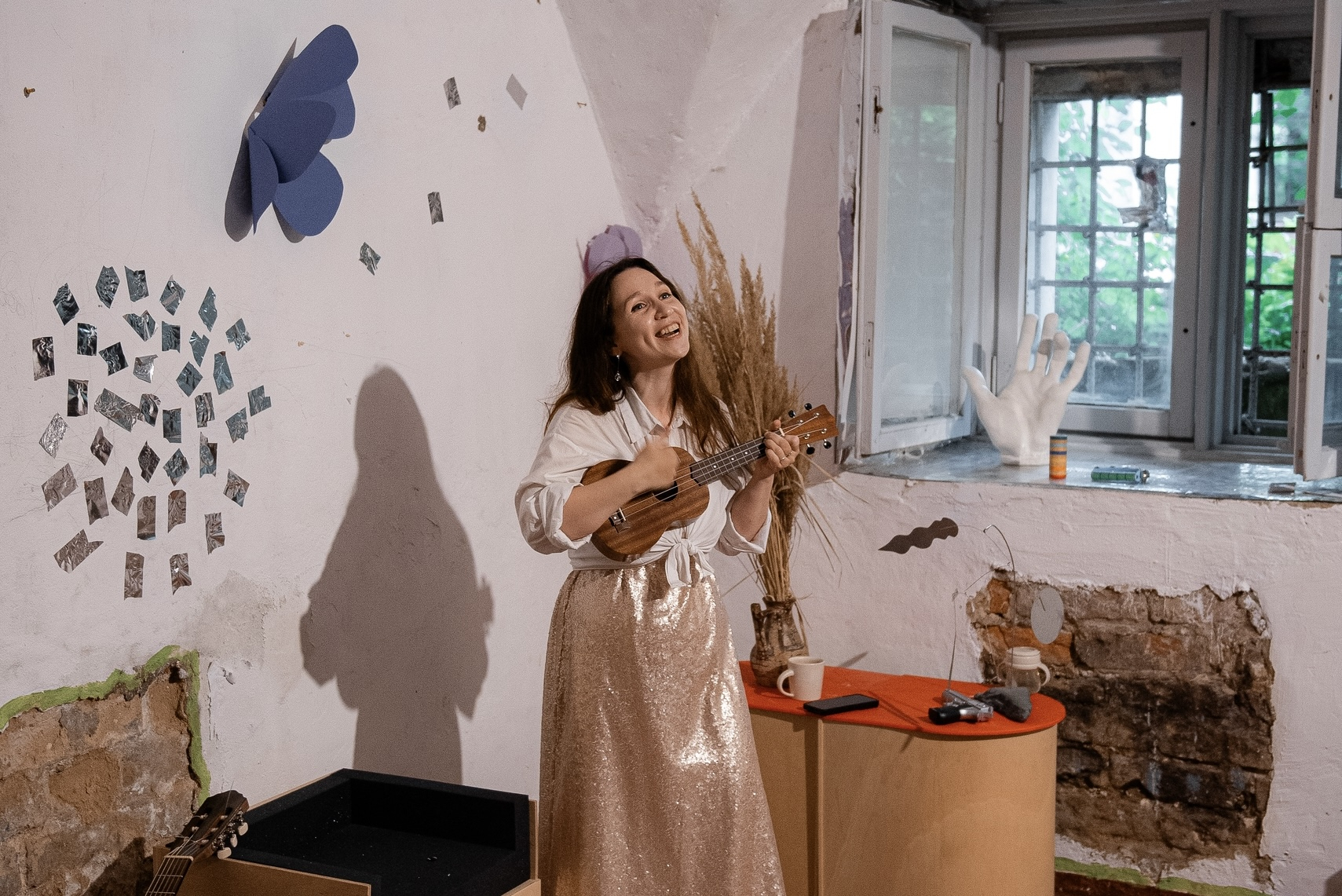 Выступление Дарьи на одном из квартирников © Анастасия Баранова