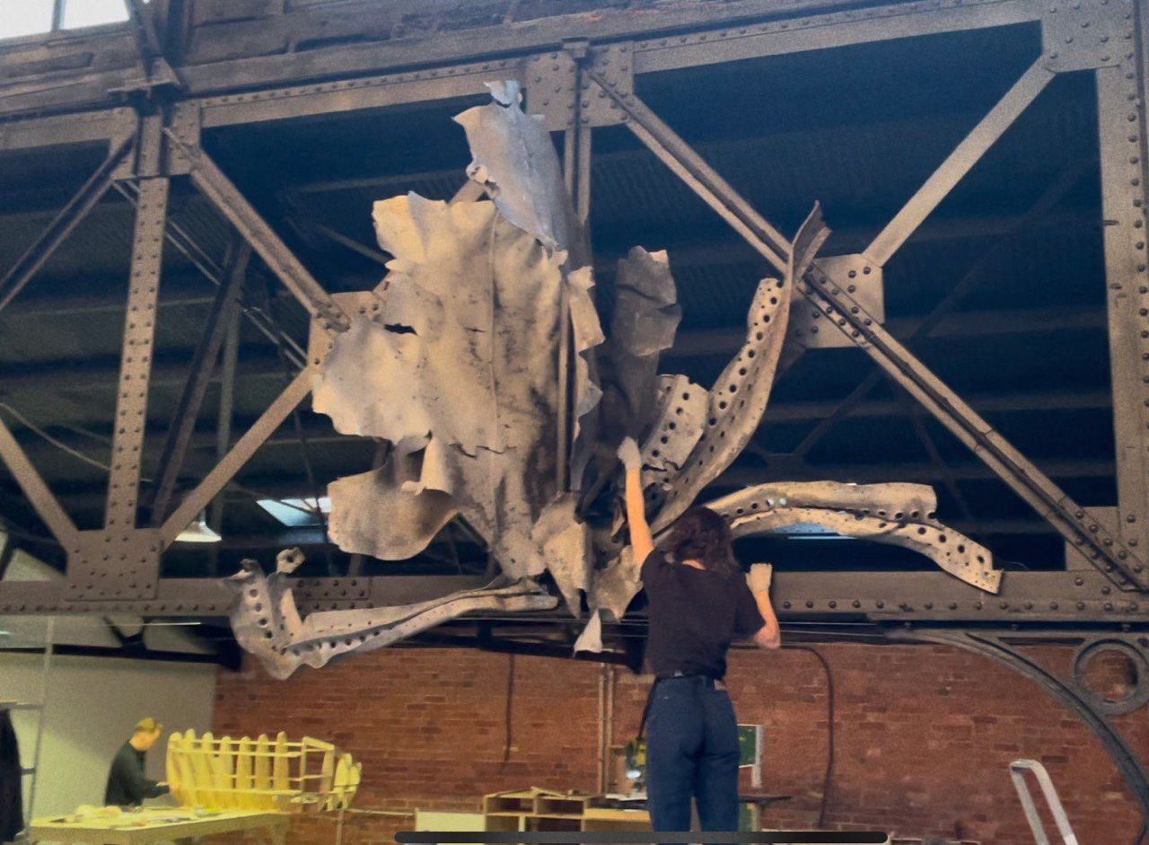 Создание объекта в мастерской. Санкт-Петербург, 2025 год © Поля падения