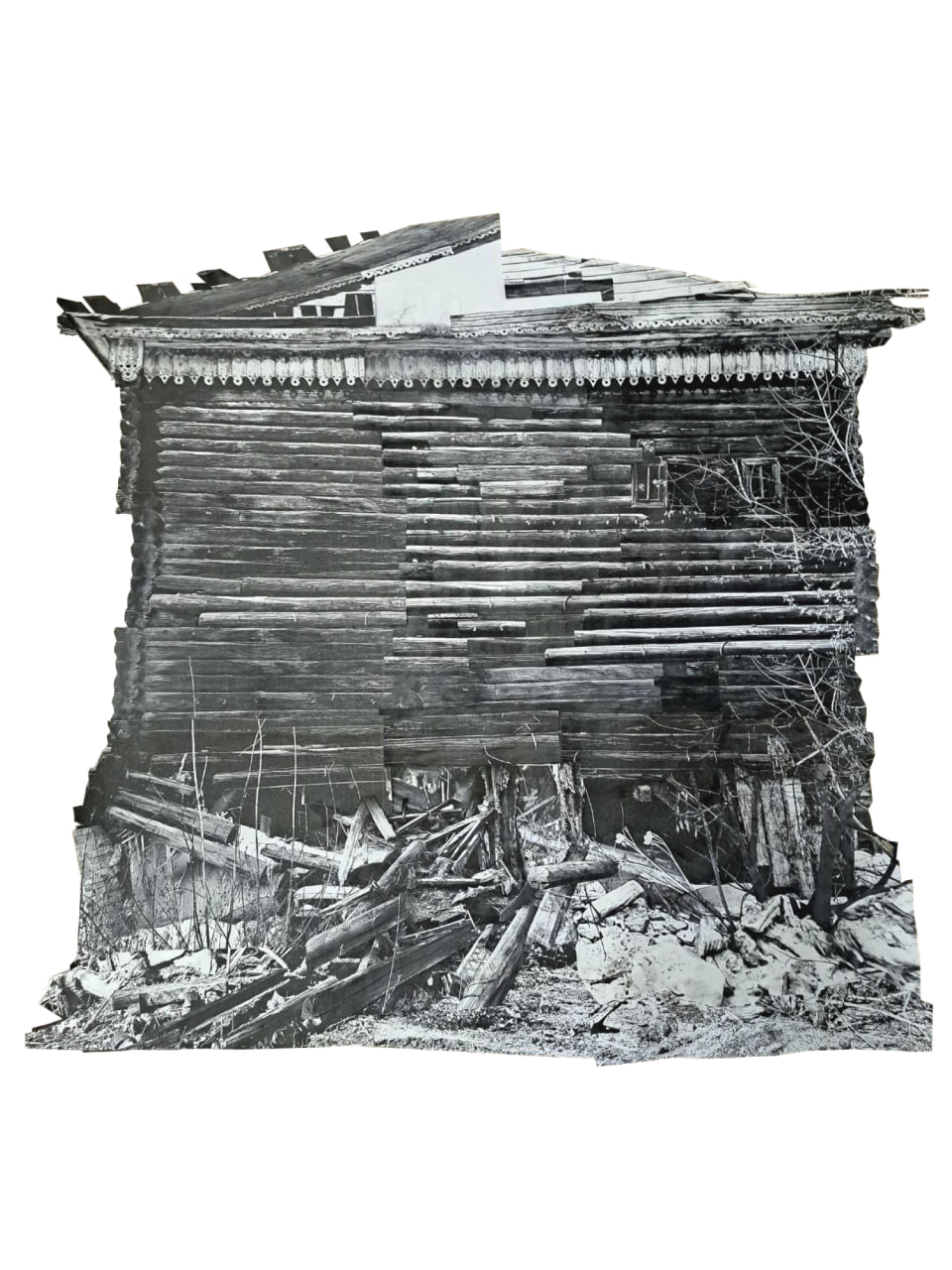 Коллаж «По доскам» © Дарья Чирова