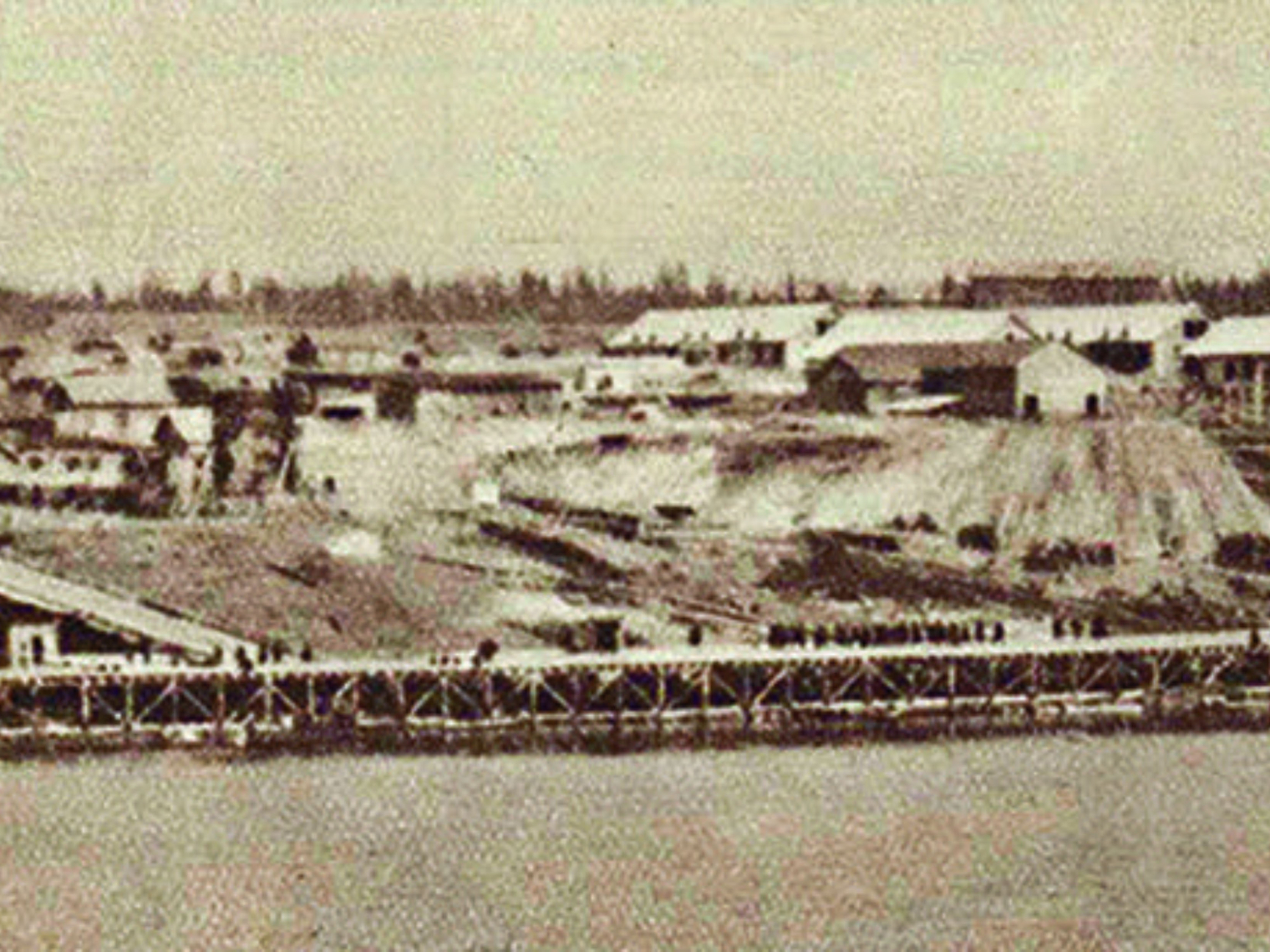 Игарка. Общий вид города © «СССР на стройке» № 11, 1932