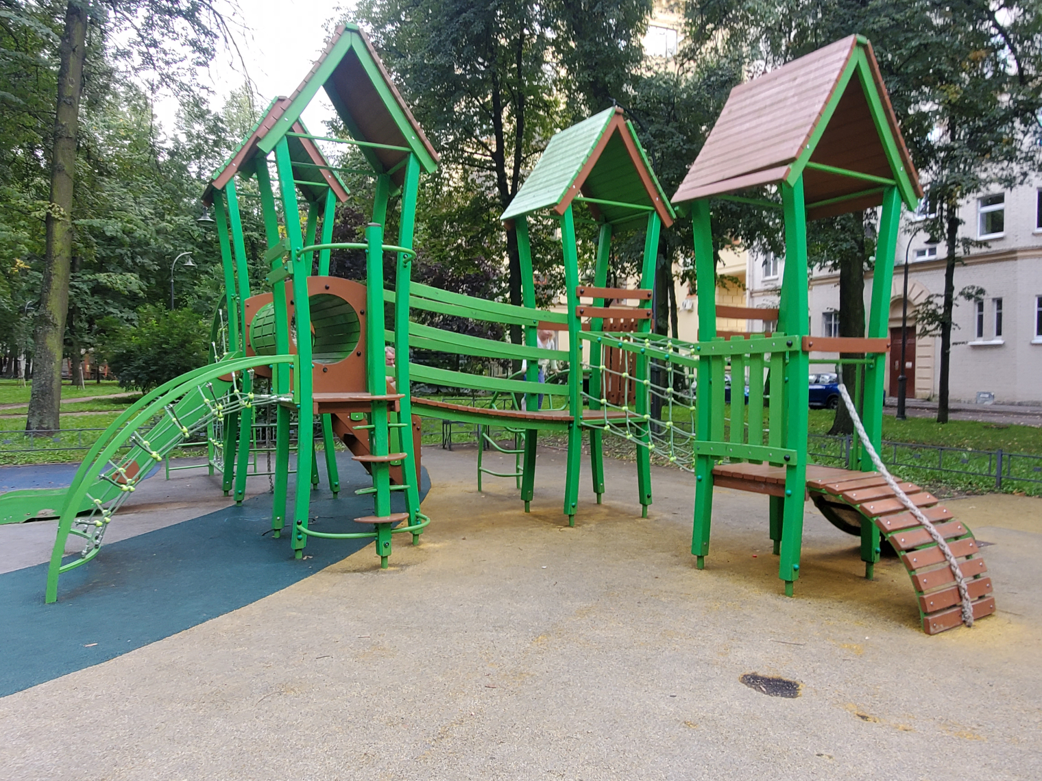 Новые детские площадки в Санкт-Петербурге © Архив автора