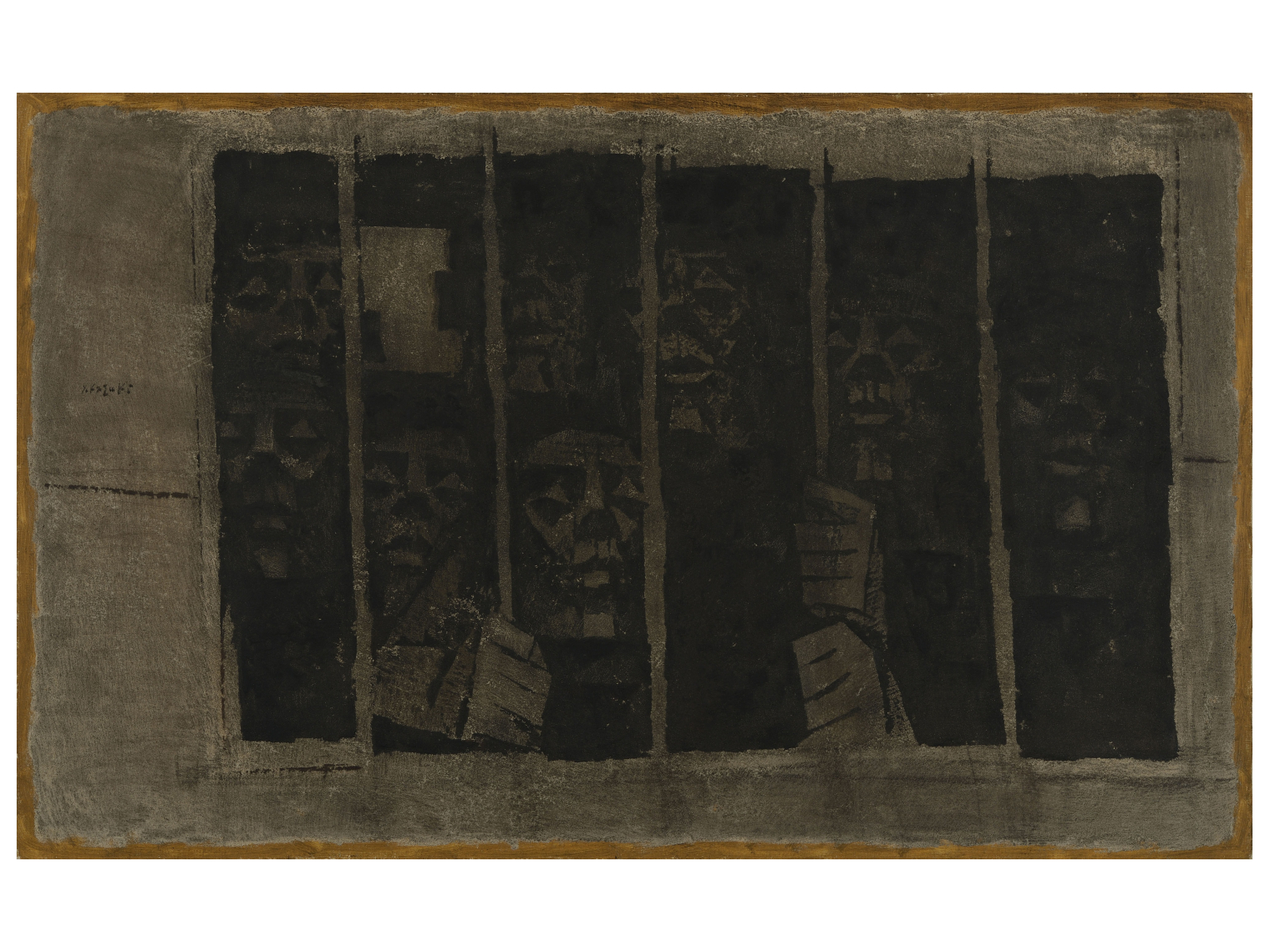 Ясуо Кадзуки. На Север, на Запад, 1959 год © Художественный музей префектуры Ямагути