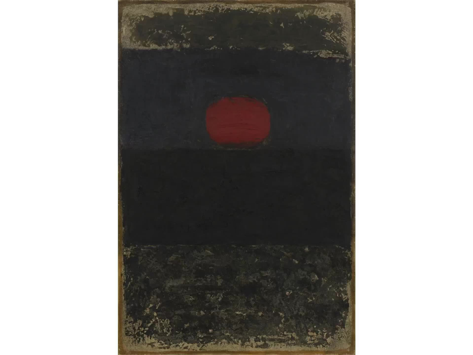 Ясуо Кадзуки. Утреннее солнце, 1965 год © Художественный музей префектуры Ямагути